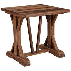 Brownstone Reserve 26&quot; Wide Chattermark Wood End Table