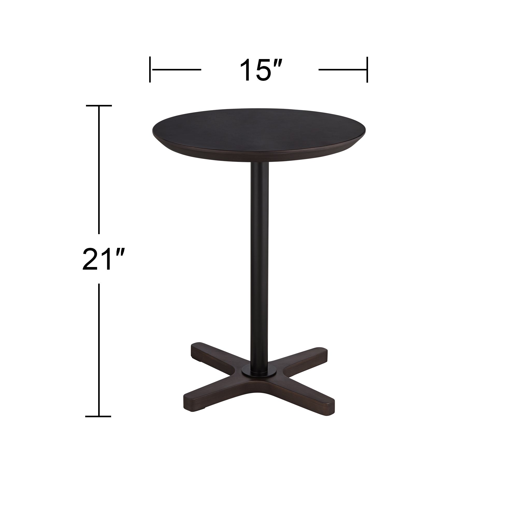Bruce 15" Wide Slate Standing Table
