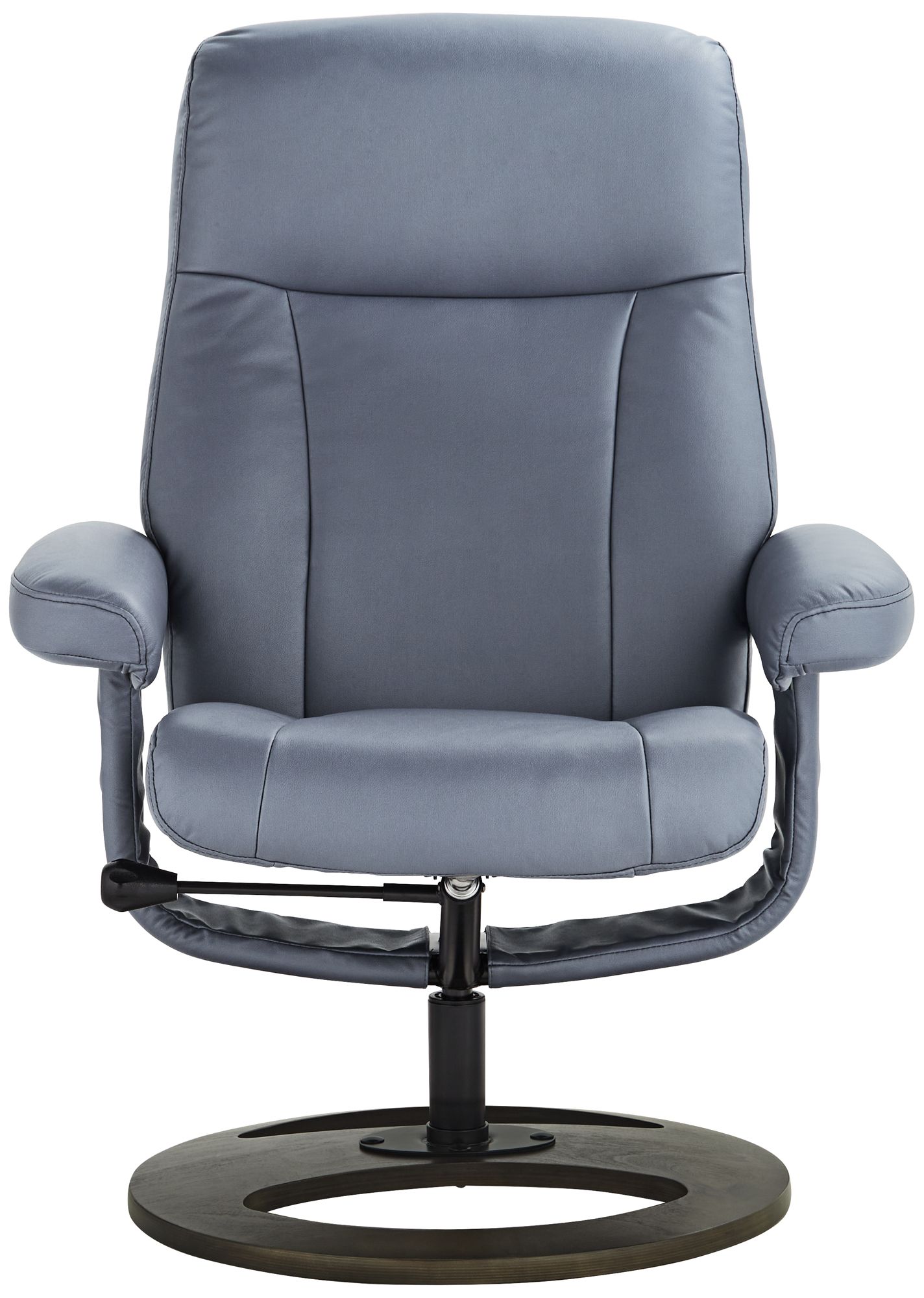 Bruce Bermuda Gray and Slate 2-Piece Recliner and Table Set