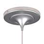 2_Bruck Aria 2" Wide Matte Chrome LED Mini Pendant more views