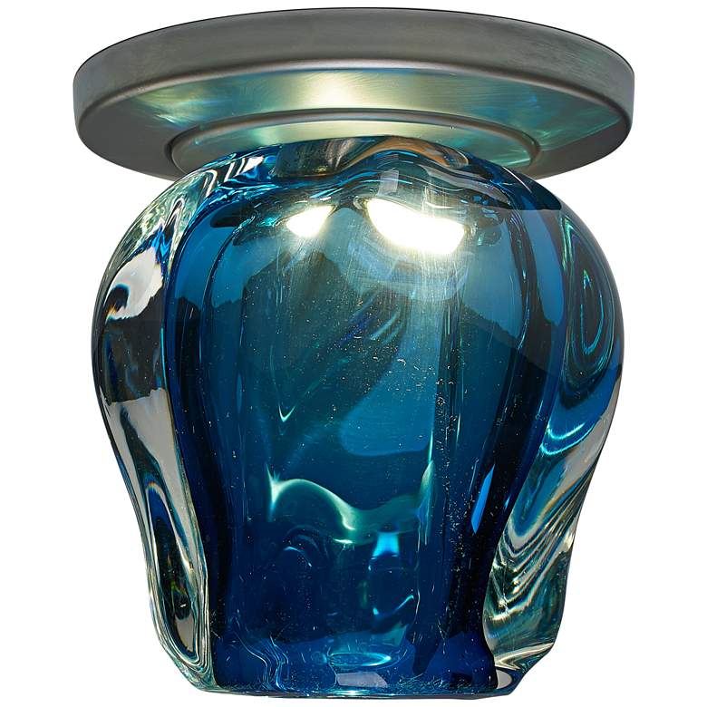 Image 1 Bruck Aurora 4 1/2" Wide Matte Chrome LED Ceiling Light