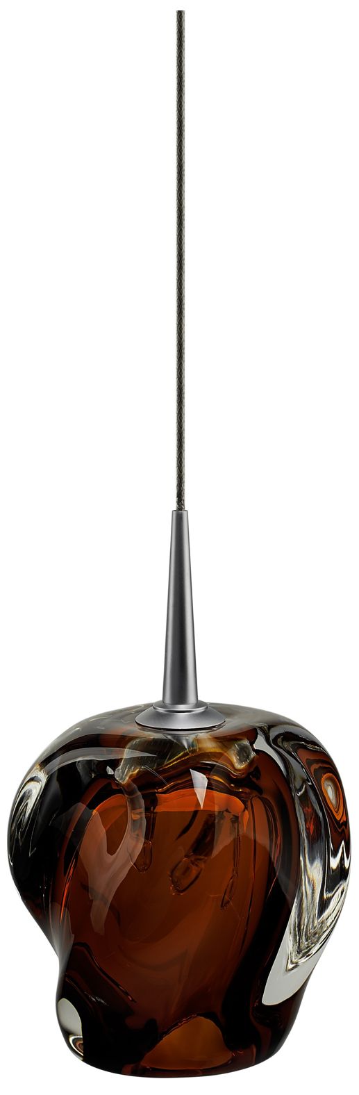 Image 2 Bruck Aurora 4 1/2"W Chrome and Amber 3000K LED Mini Pendant more views