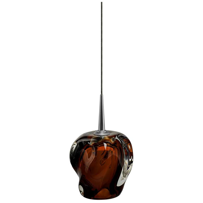Image 2 Bruck Aurora 4 1/2"W Chrome and Amber 3000K LED Mini Pendant more views