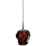 2_Bruck Aurora 4 1/2"W Chrome and Amber 3000K LED Mini Pendant more views