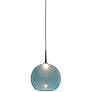 Thumbnail1 of Bruck Bobo 2 6" Wide Blue Glass Mini Pendant