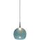 Bruck Bobo 2 6" Wide Blue Glass Mini Pendant