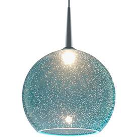 Image2 of Bruck Bobo 2 6" Wide Blue Glass Mini Pendant more views