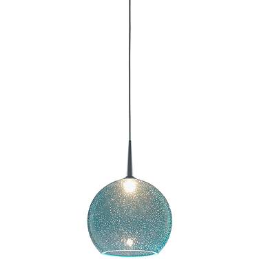 Bruck Bobo 2 6" Wide Blue Glass Mini Pendant
