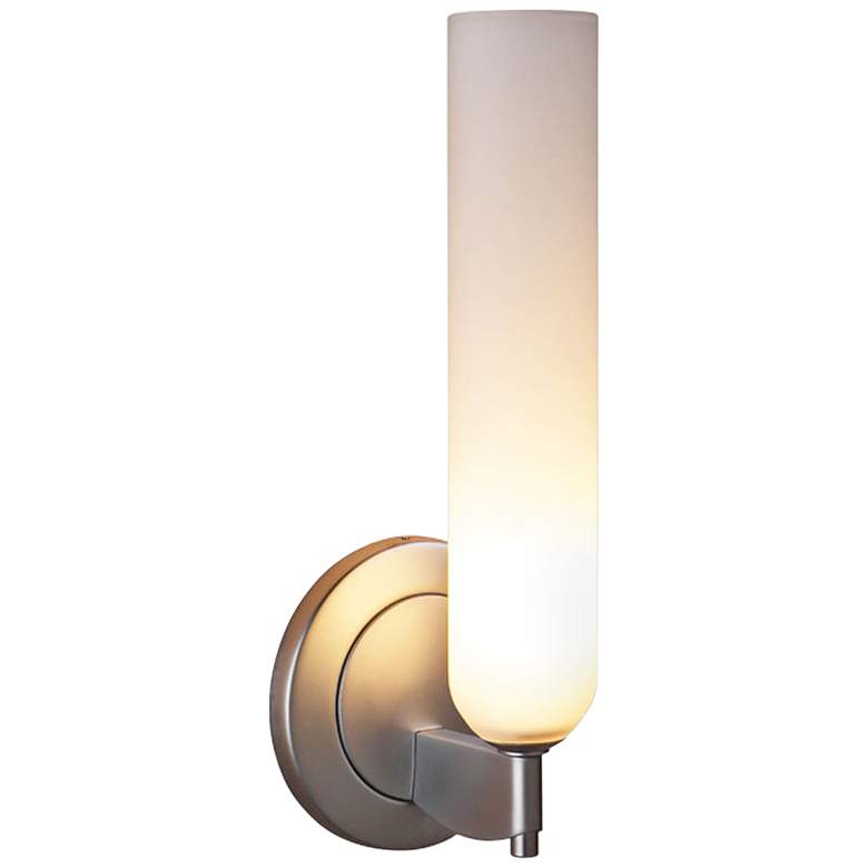 Image 1 Bruck Candle 10" High Matte Chrome LED Wall Sconce