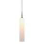 1_Bruck Candle 2" Wide White Matte Chrome LED Mini Pendant