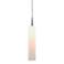 Bruck Candle 2" Wide White Matte Chrome LED Mini Pendant