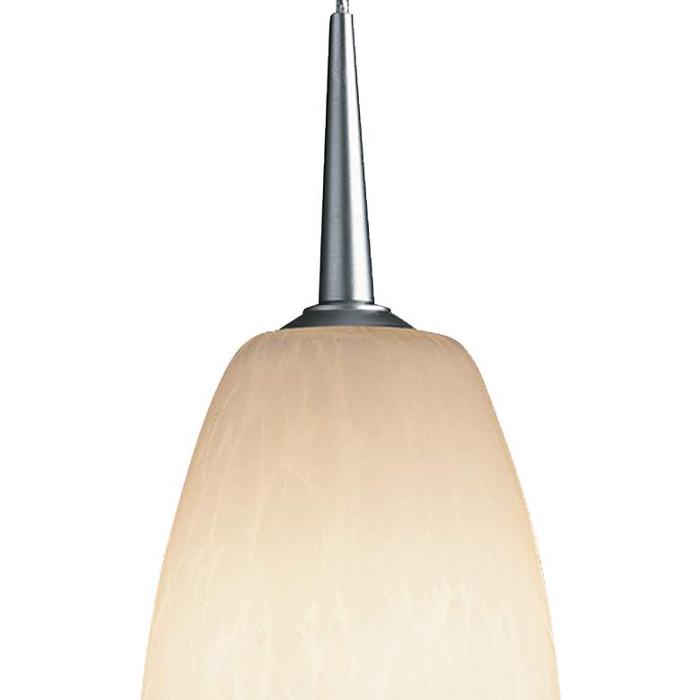Image 2 Bruck Ciro 3 3/4"W Chrome LED Mini Pendant with White Glass more views