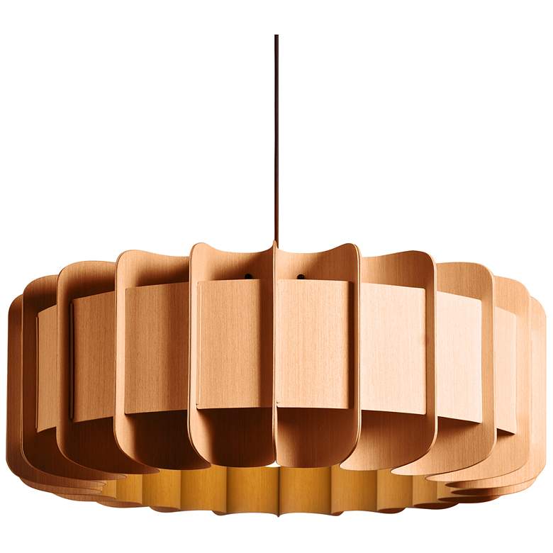 Image 1 Bruck Clarissa 29 1/4" Wide Petribi with Ash Pendant Light