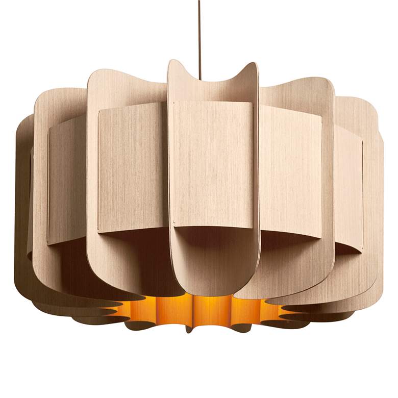 Image 1 Bruck Clarissa 29 3/4 inch Wide Ash and Ash Modern Pendant Light