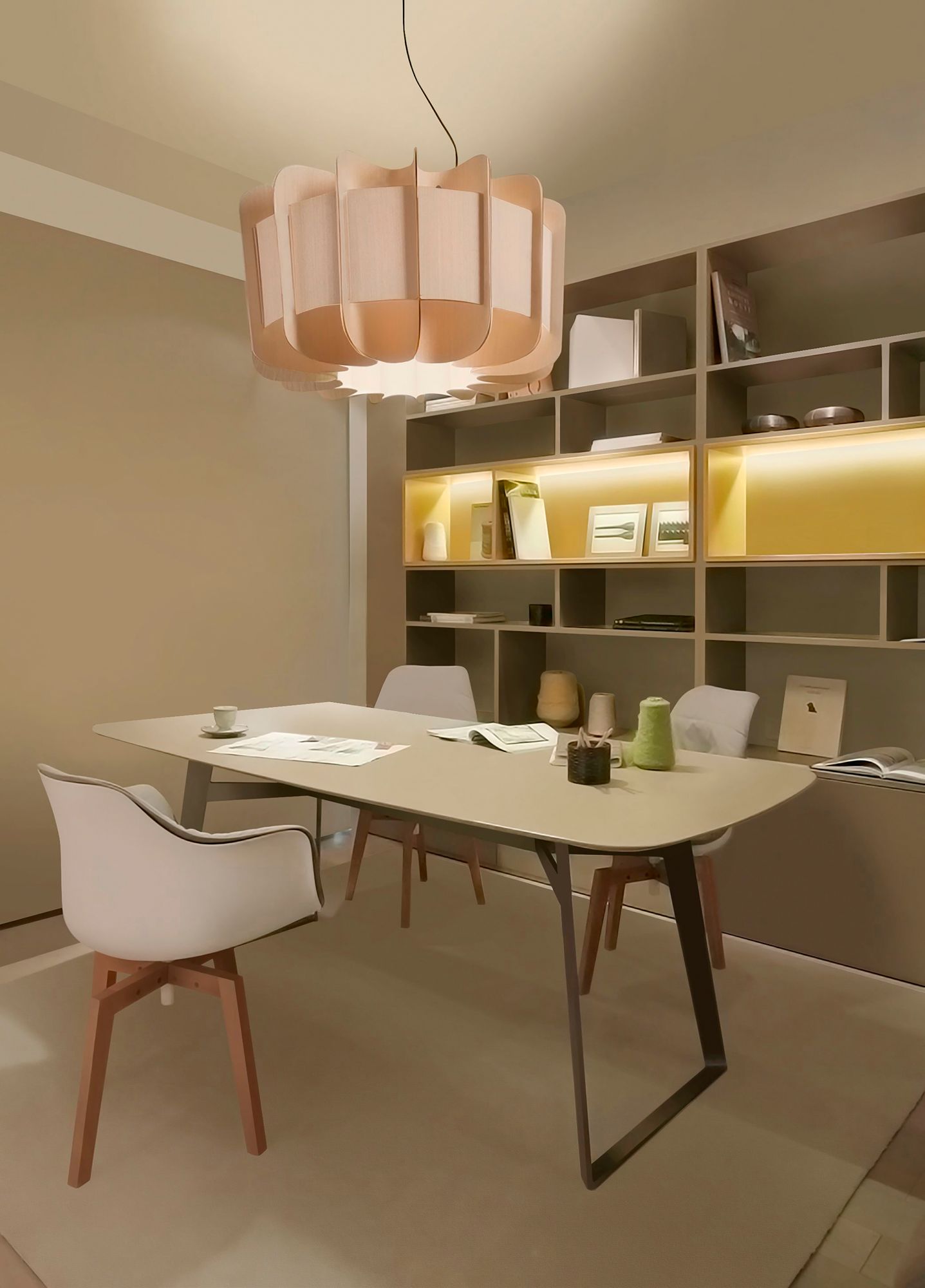 Image 3 Bruck Clarissa 29 3/4" Wide Ash and Ash Modern Pendant Light more views