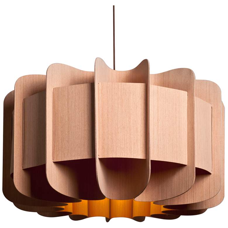 Image 1 Bruck Clarissa 29 3/4" Wide Petribi with Ash Pendant Light