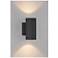 Bruck Cylinder 8" High Anthracite LED Outdoor Wall Light