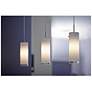 3_Bruck Cyrus 4"W Matte Chrome Mini Pendant with White Glass more views