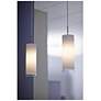 5_Bruck Cyrus 4"W Matte Chrome Mini Pendant with White Glass more views