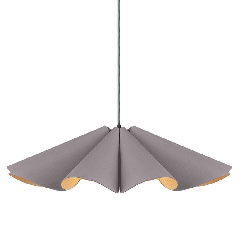 Image 1 Bruck Delfina 23 1/2" Wide Gray Oak and Ash Pendant Light