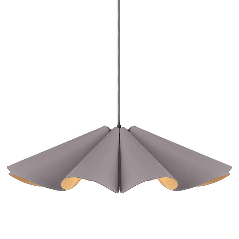 Image 1 Bruck Delfina 23 1/2 inch Wide Gray Oak and Ash Pendant Light