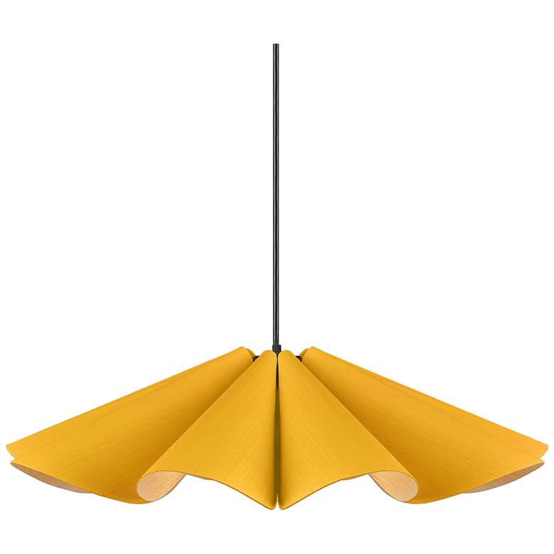Image 1 Bruck Delfina 23 3/4" Wide Black Pendant Light