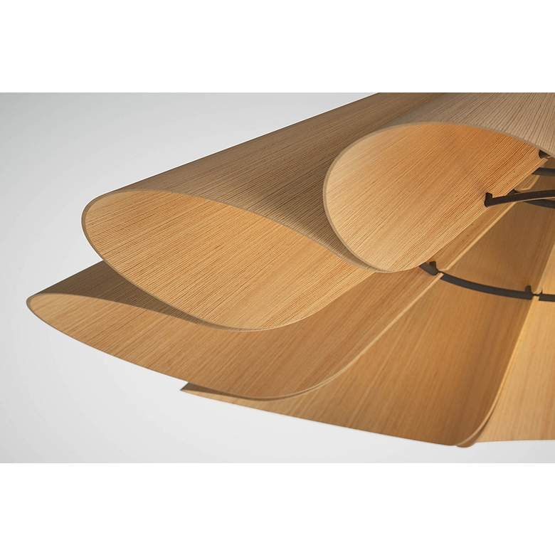Image 7 Bruck Delfina 23 3/4" Wide Black with Ash Wood Pendant Light more views