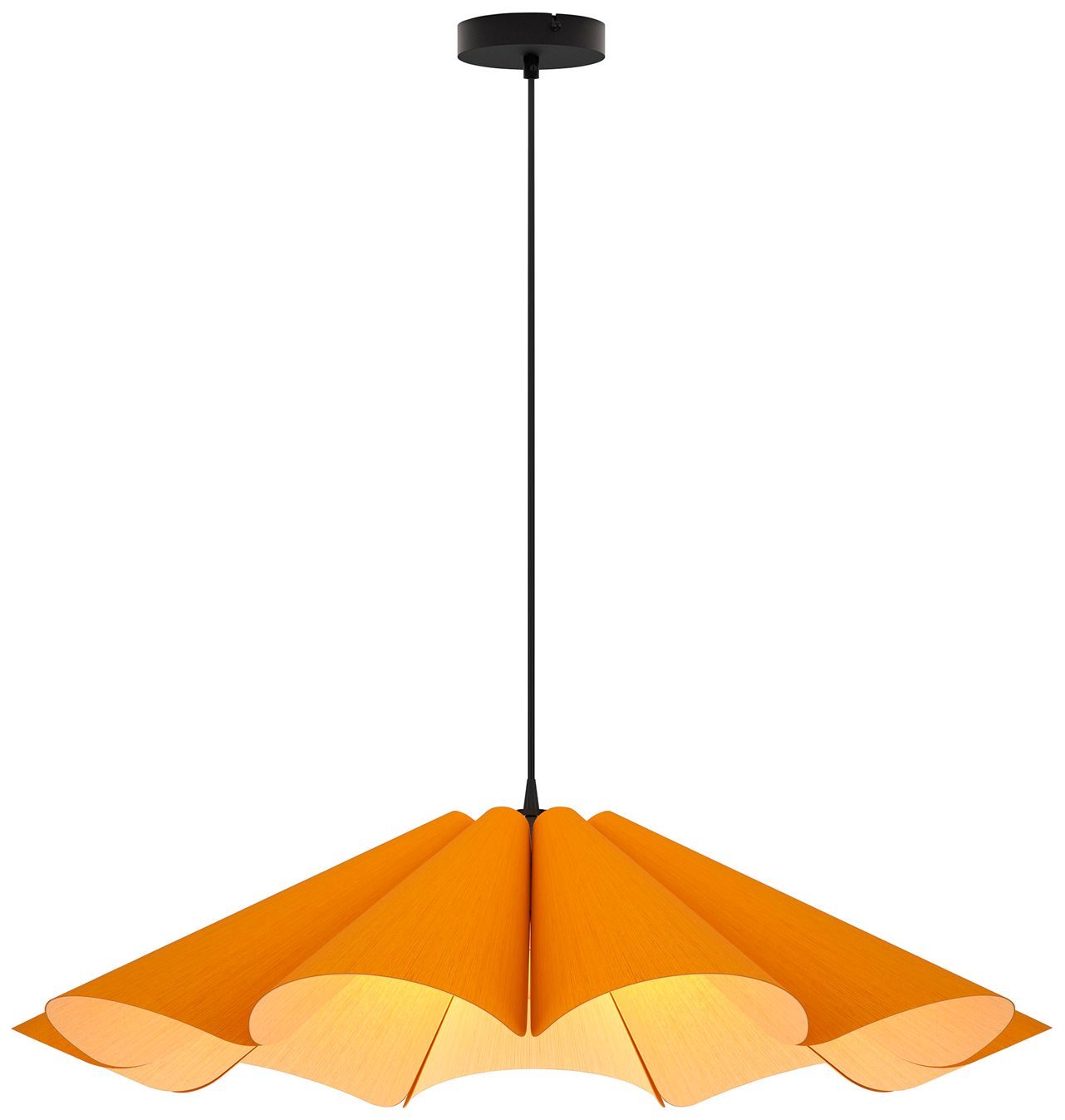 Bruck Delfina 23 3/4" Wide Black Pendant Light - Made to Order