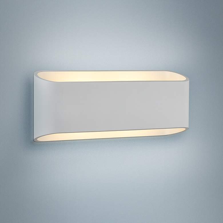 Image 1 Bruck Eclipse 4 1/2" High White LED Wall Sconce