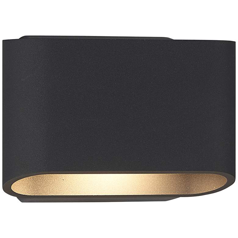 Image 1 Bruck Eclipse 5 1/4"H Anthracite Outdoor LED Wall Light
