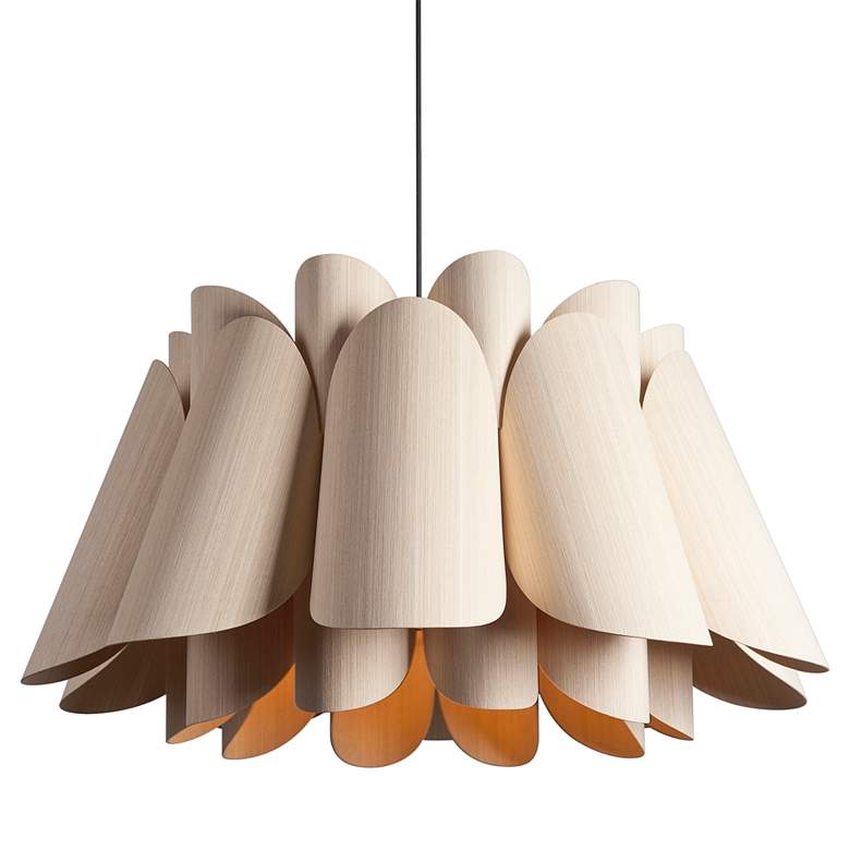 Image 1 Bruck Federica 26 3/4 inch Wide Ash and Ash Pendant Light