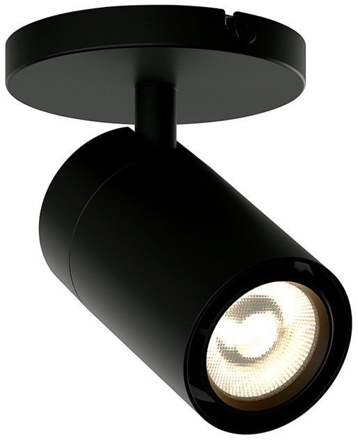 Image 2 Bruck GX15 2 3/4" Wide Black 2700K LED Monopoint Spotlight more views