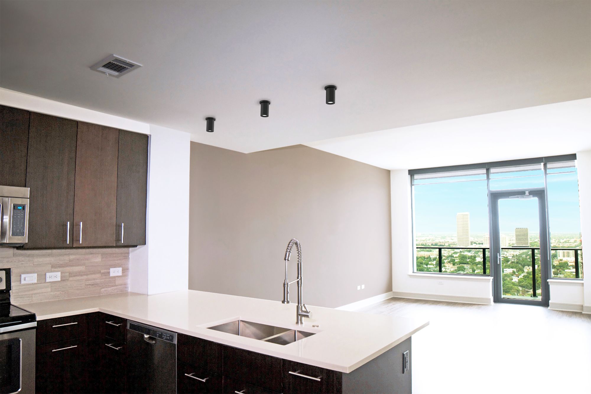 Image 4 Bruck GX15 Black Cylinder Monopoint LED Ceiling Downlight more views