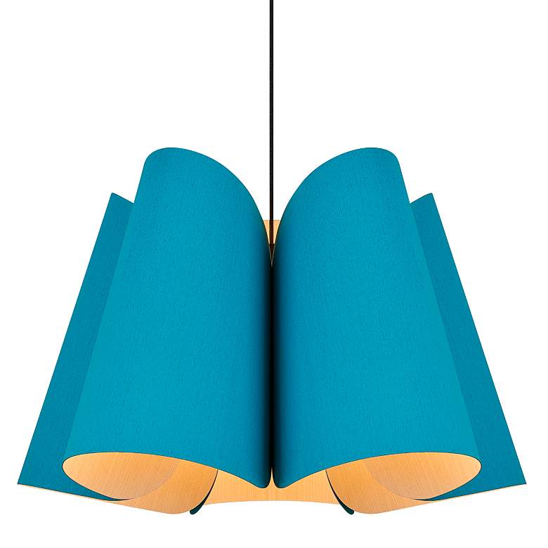 Image 1 Bruck Julieta 18 1/4 inch Wide Light Petrol and Ash Modern Pendant Light