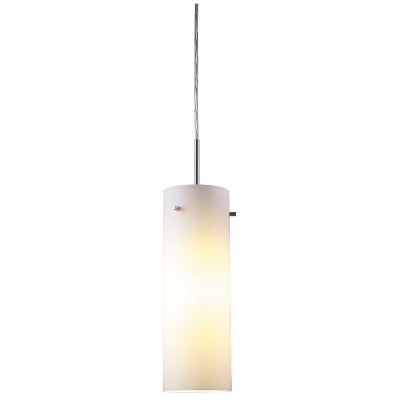 Image 1 Bruck Lighting Titan 4 inch Wide Matte White Glass Mini Pendant