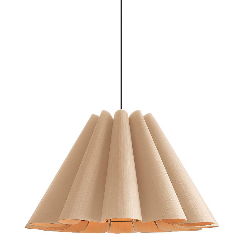 Image 1 Bruck Lora 27 1/2 inch Wide Ash and Ash Modern Pendant Light