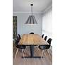 6_Bruck Lora 27 1/2" Wide Gray Oak and Ash Wood Modern Pendant Light more views