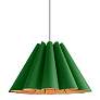 Bruck Lora 27 1/2" Wide Green and Ash Wood Pendant Light