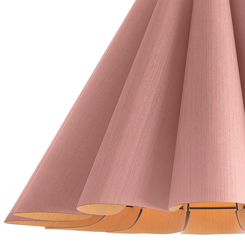 Image 2 Bruck Lora 27 1/2" Wide Rose and Ash Wood Pendant Light more views
