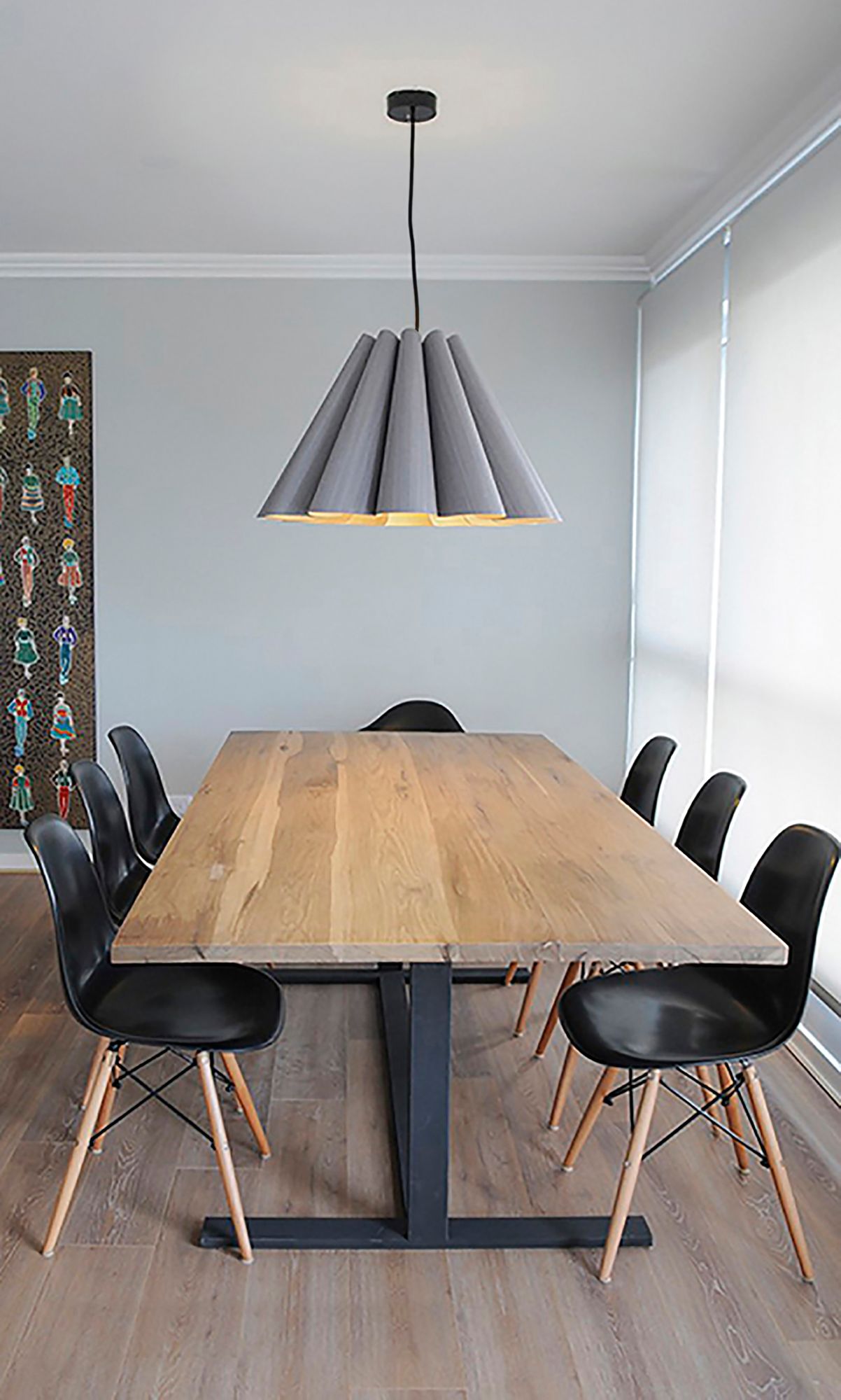 Image 6 Bruck Lora 27 1/2"W Gray Oak & Ash Wood Modern Pendant Light Made to Order more views