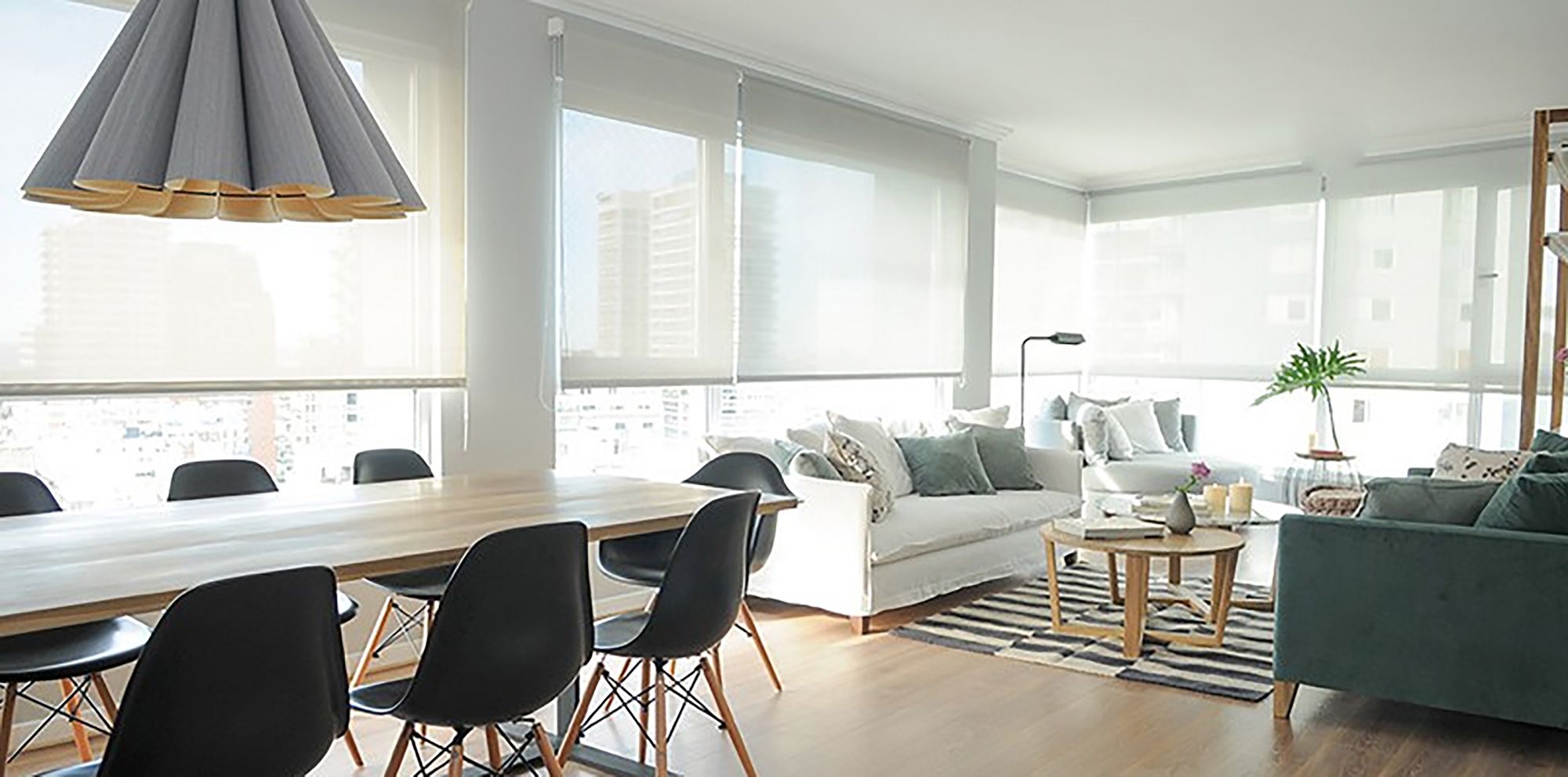 Image 7 Bruck Lora 27 1/2"W Gray Oak & Ash Wood Modern Pendant Light Made to Order more views