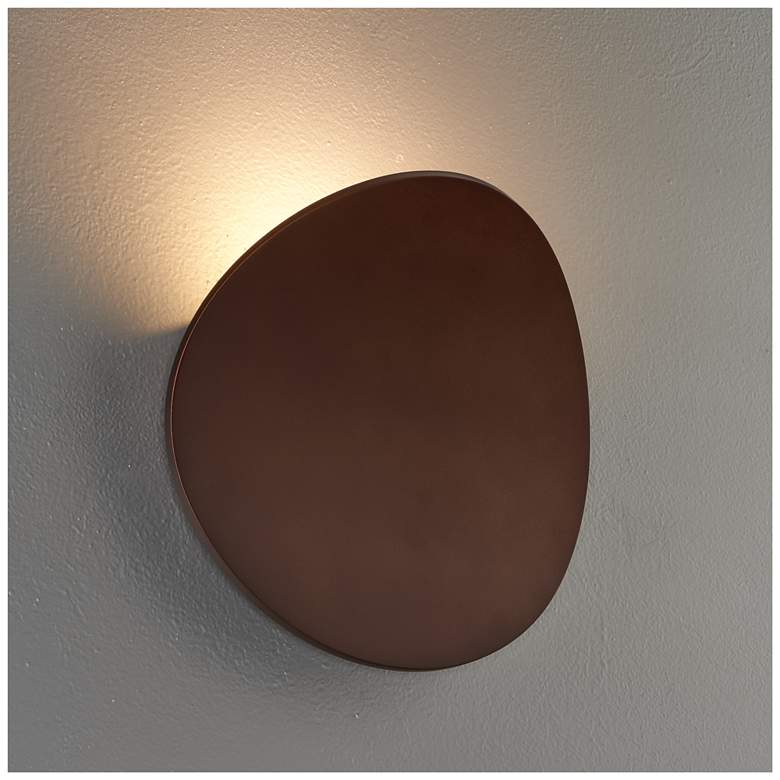 Image 1 Bruck Lunaro 8 1/4" High Bronze LED Wall Sconce