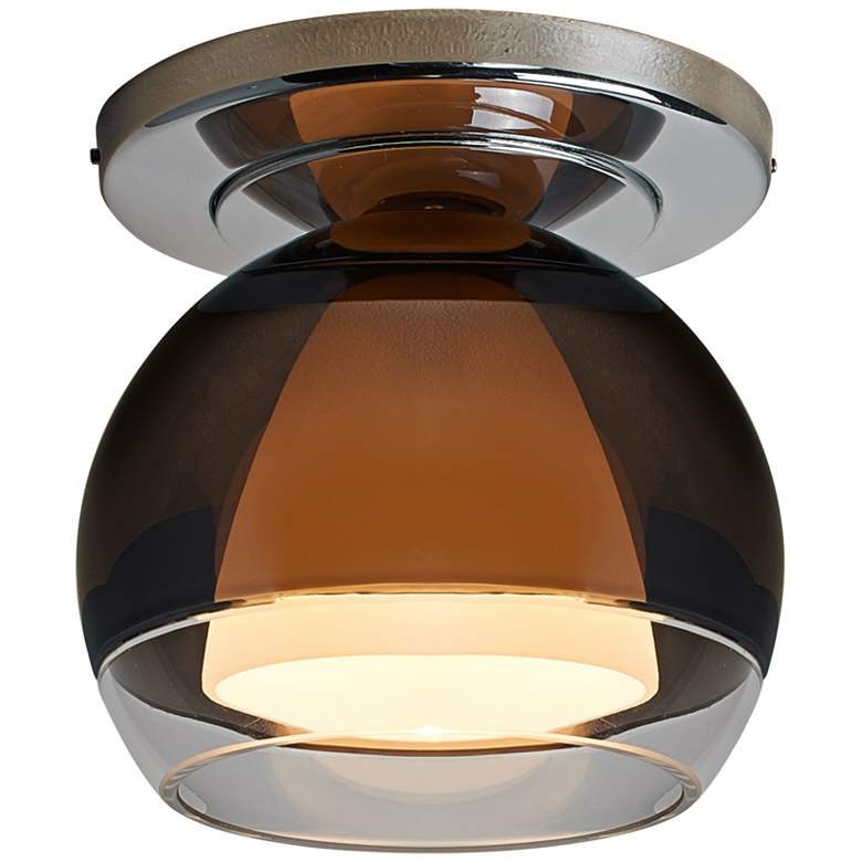 Image 1 Bruck Matrix 4 3/4"W Chrome LED Ceiling Light