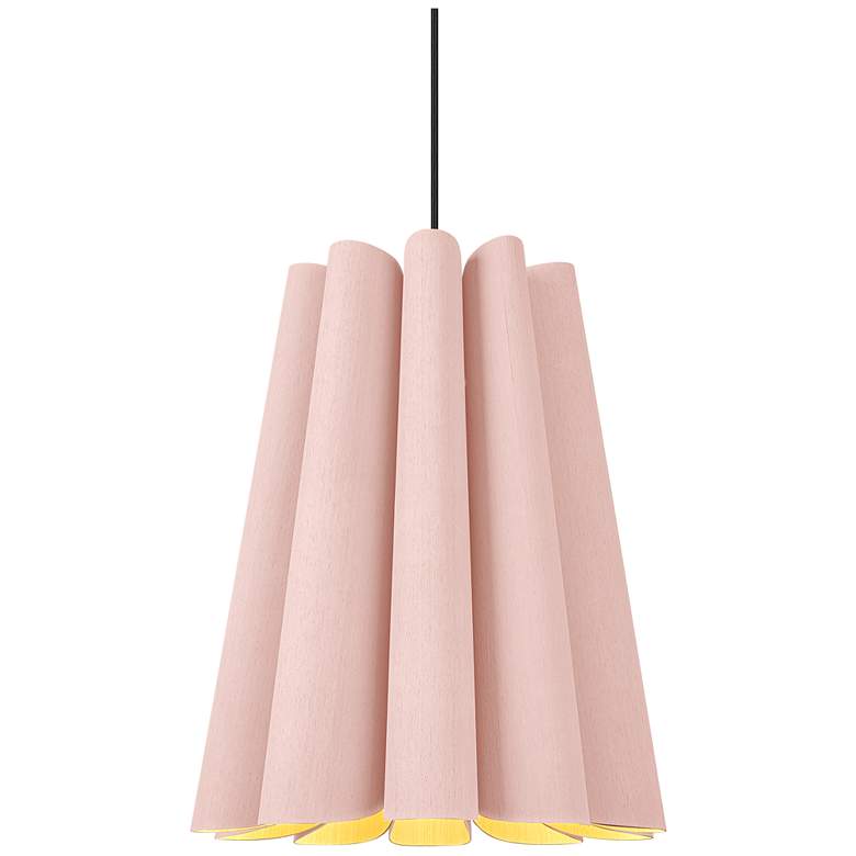 Image 1 Bruck Olivia 15 1/2" Wide Rose with Ash Pendant Light
