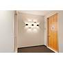 Bruck QB 4 1/2" High Black Metal ADA LED Up/Down Wall Sconce