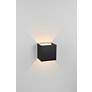 Thumbnail4 of Bruck QB 4 1/2" High Black Metal ADA LED Up/Down Wall Sconce more views