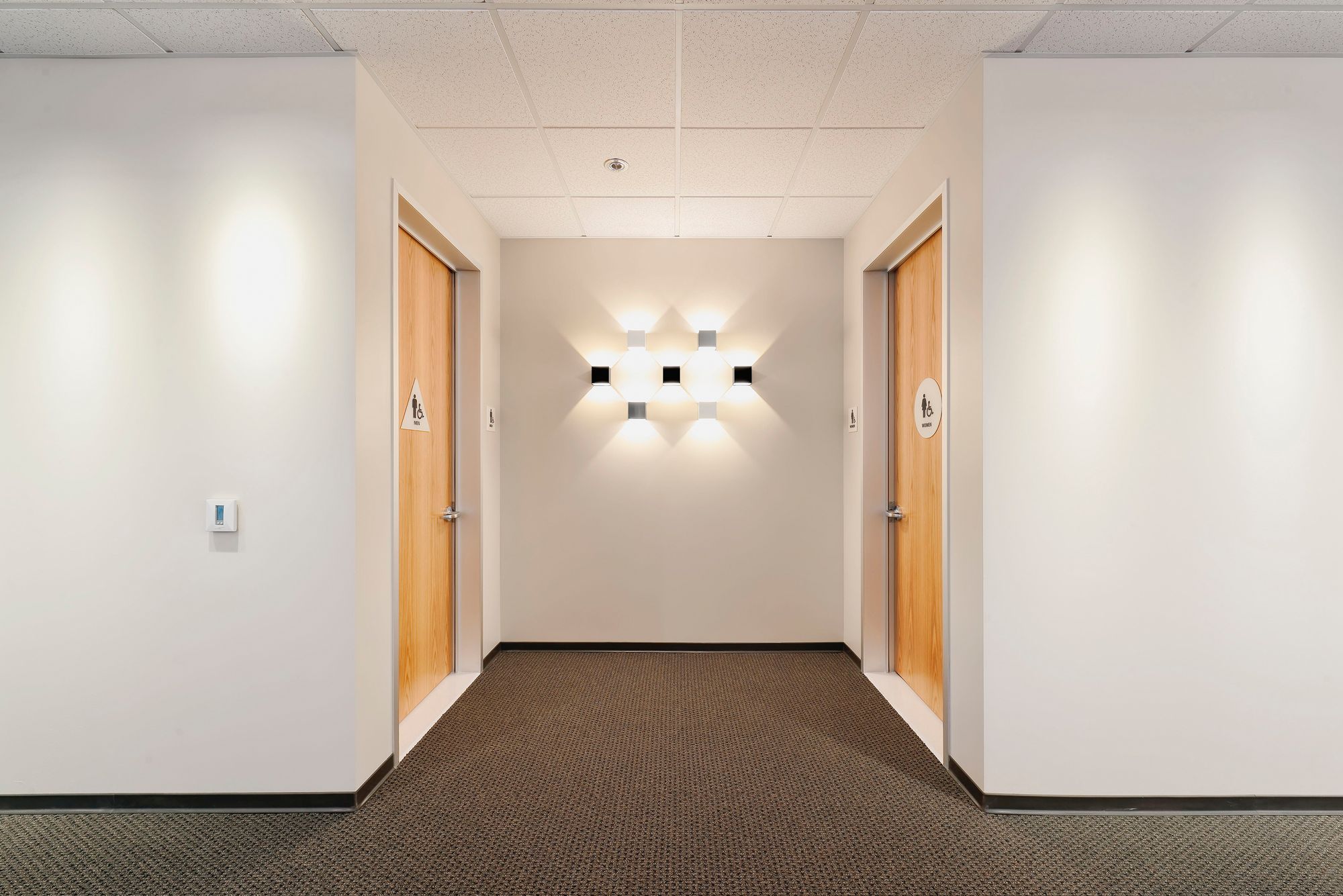 Bruck QB 4 1/2" High Black Metal ADA LED Up/Down Wall Sconce