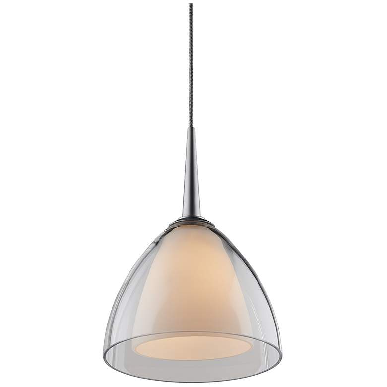 Image 1 Bruck Rainbow 4 1/2" Wide Clear White LED Mini Pendant