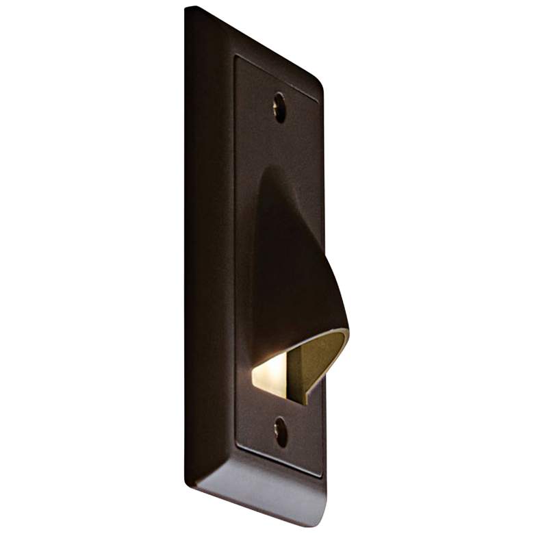 Image 1 Bruck Step 3"W Vertical Cove Amber LED Outdoor Step Light