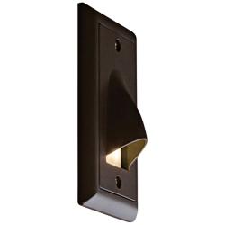 Bruck Step 3&quot;W Vertical Cove Amber LED Outdoor Step Light